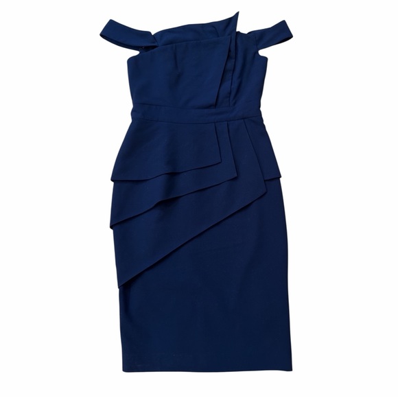 Black Halo La Reina Cocktail Sheath Dress - Picture 3 of 6